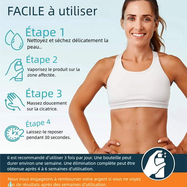 Reparis™ Le Spray anti-cicatrices avancé pour tous types de cicatrices