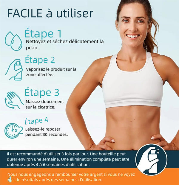 Reparis™ Le Spray anti-cicatrices avancé pour tous types de cicatrices