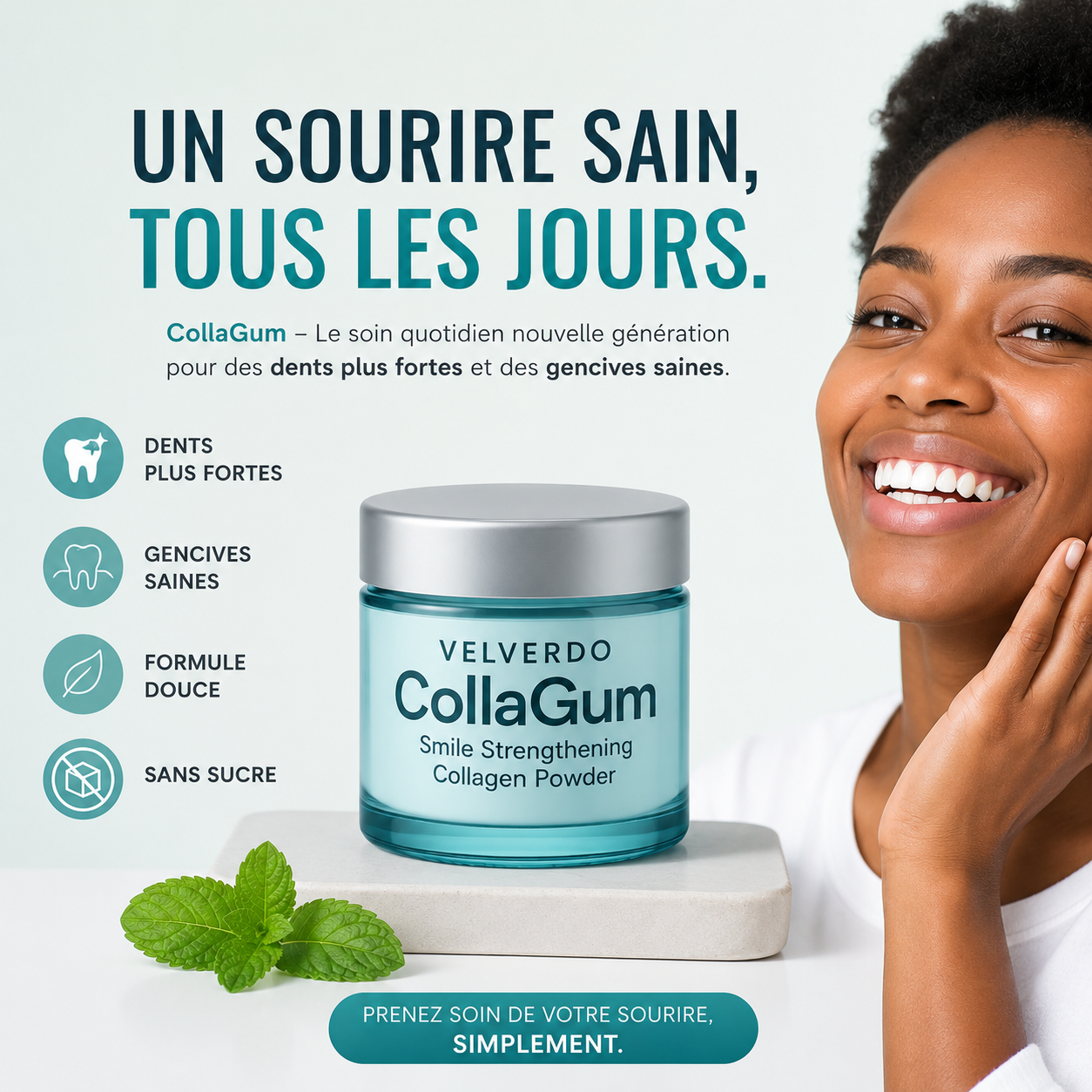 CollaGum™ — Des gencives plus saines chaque jour