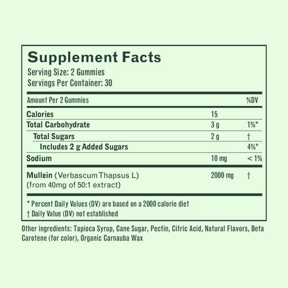 BetterLungs® Mullein Gummies