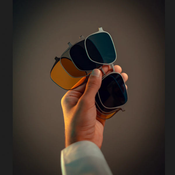 6-en-1 Lunettes de soleil magnétiques polarisées