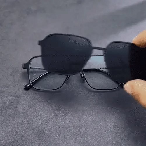 6-en-1 Lunettes de soleil magnétiques polarisées