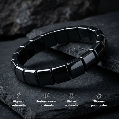 Kynstone Ferrum — Bracelet Hématite · Apaisement & Maîtrise